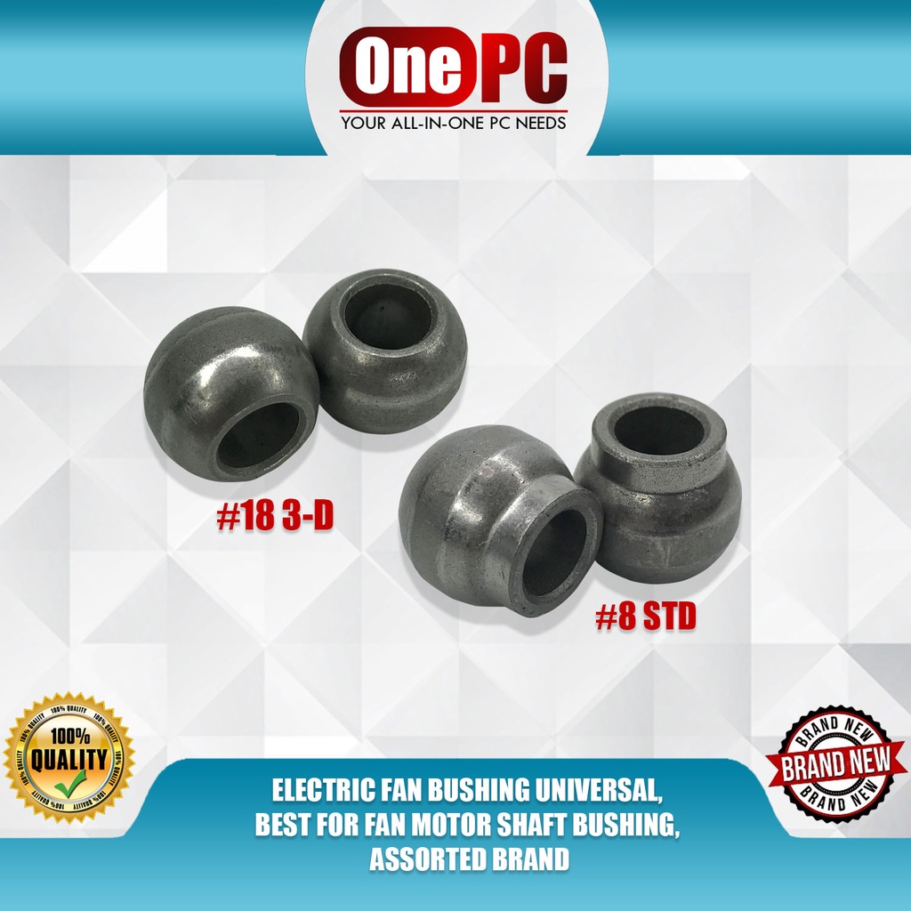 ELECTRIC FAN BUSHING UNIVERSAL, BEST FOR FAN MOTOR SHAFT BUSHING, ASSORTED BRAND 7i1 OZ&T
