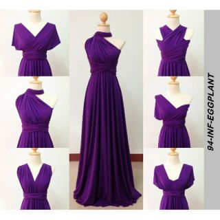 PURPLE/VIOLET INFINITY DRESS WITH ATTACHED TUBE