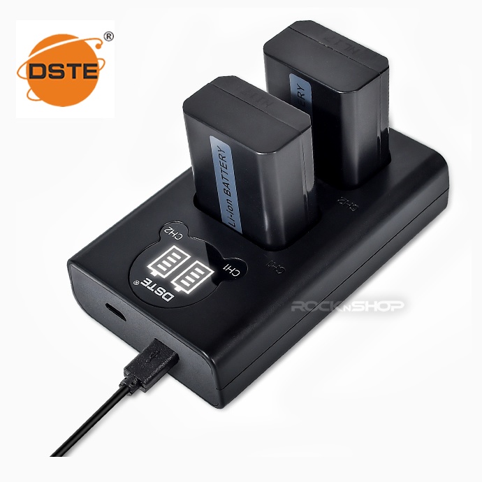 DSTE Replacement for NPFW50 NPFW50 Battery or Charger Compatible Sony