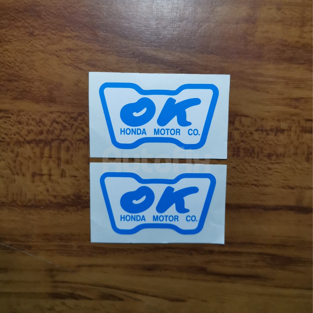 HONDA OK MOTOR STICKER (2 PIECES) Shopee Philippines