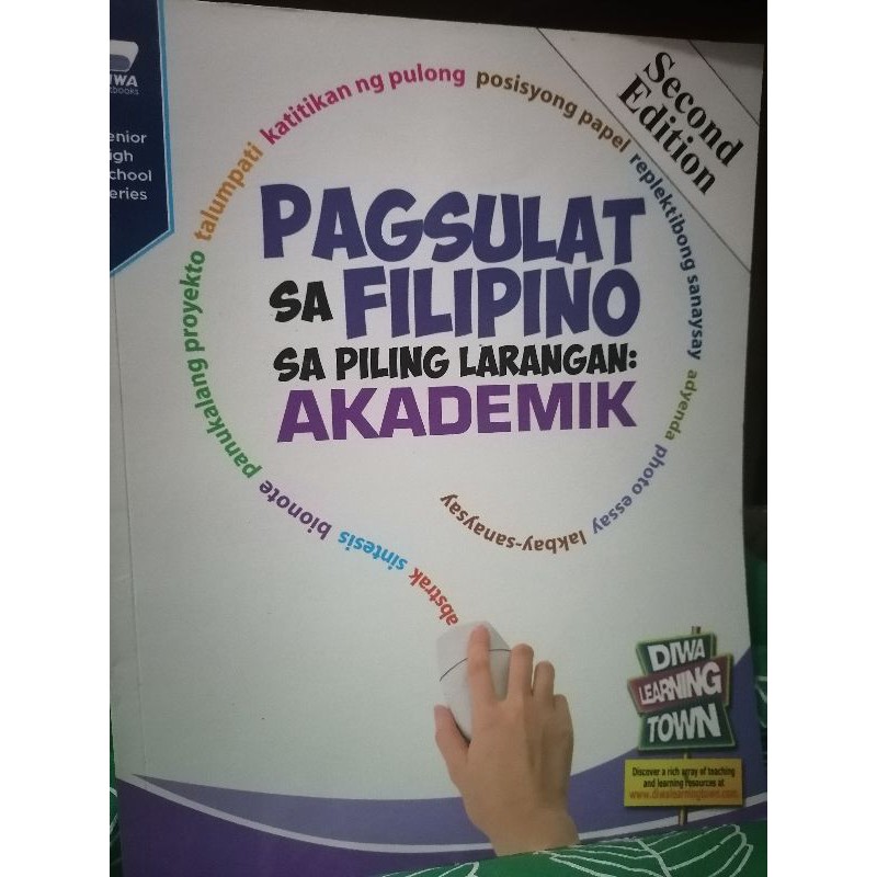 Pagsulat Sa Filipino Sa Piling Larangan Akademik (Second Edition) Diwa ...