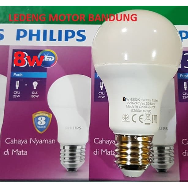 Philips Led 8w 806 Lumen Philip Bulb Home Light E27 220v 8 Watt Shopee Philippines