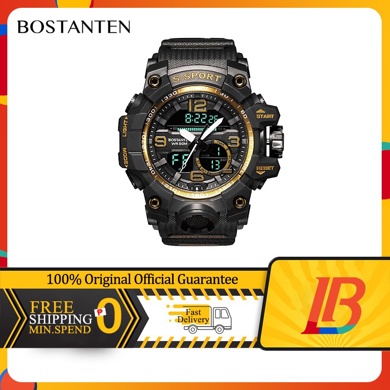 Bostanten Official men s new waterproof and shockproof Bostanten Official men s new waterproof and shockproof