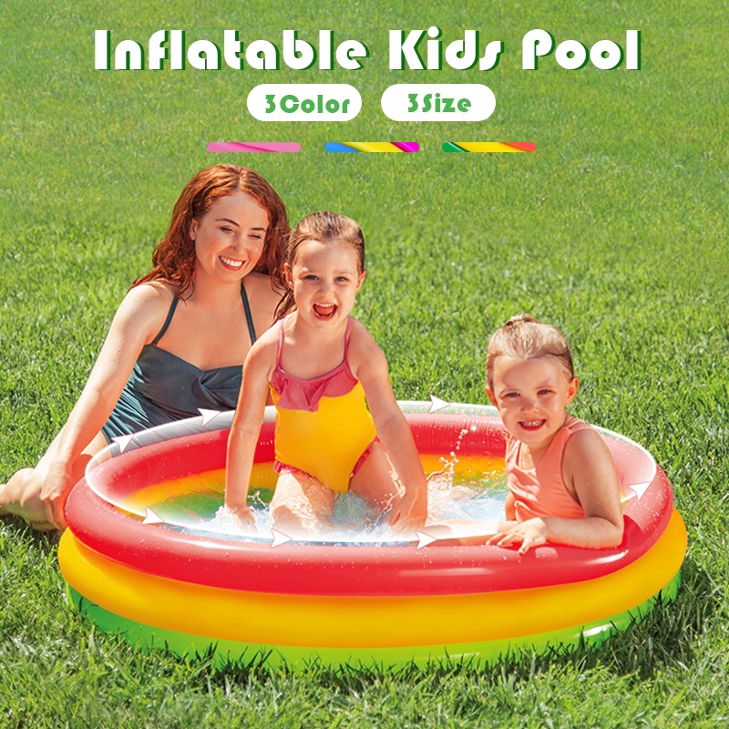 inflatable 3 ring swimming pool