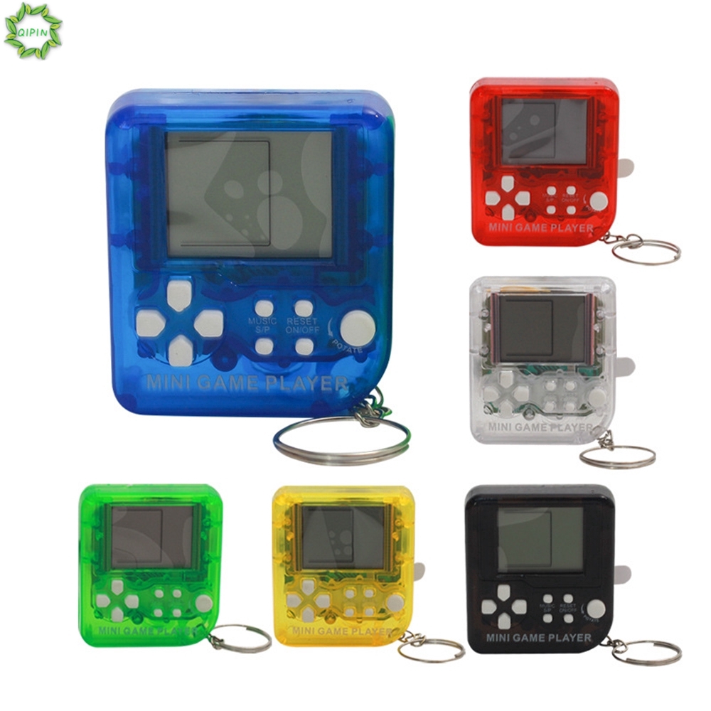 Cod Qipin Game Box Mini Handheld Classic Game Machine Pendant Keychain Tetris Children Toy Consoles Shopee Philippines