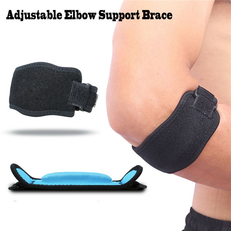Aolikes Elbow Brace Support Arm Band Pads Wraparound High Compression Elastic 