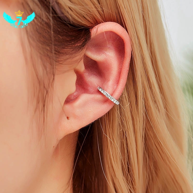 1Pc Non Pierced Crystal Ear Cuffs For Women Fake Earrings Clip On Earrings  Helix Piercing Nose Ring Fake Piercing Earing Cuff Wf | Shopee Philippines