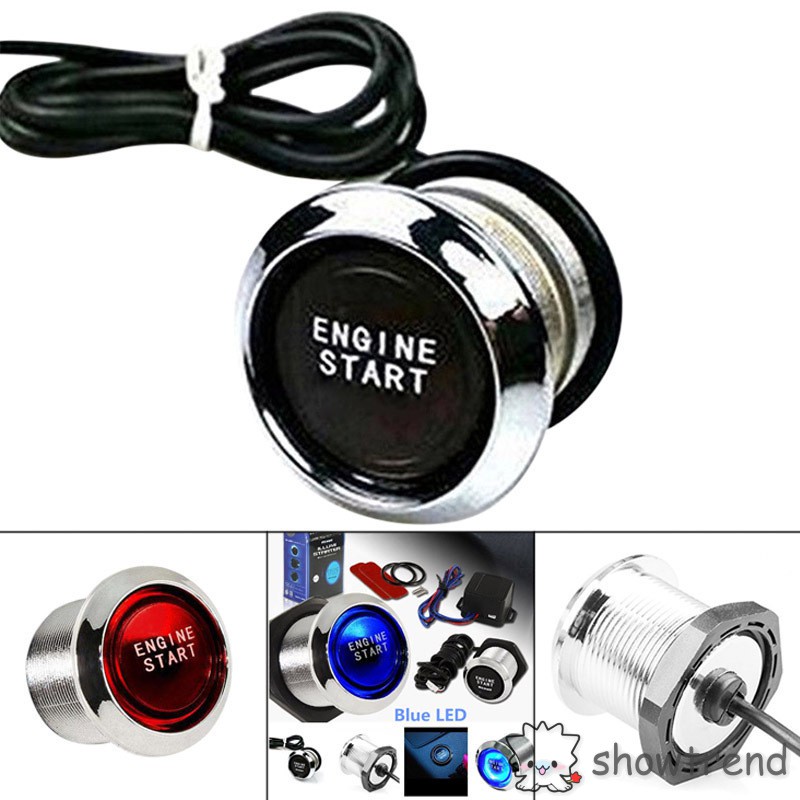 Car Engine Start Switch Set Push Button Ignition Starter Kit Shopee