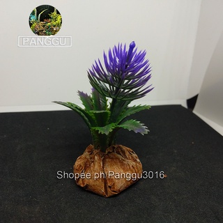 [BP]Aquarium Decoration Artificial Plant Bee Flower Add to Kwe Kwe panggu #5