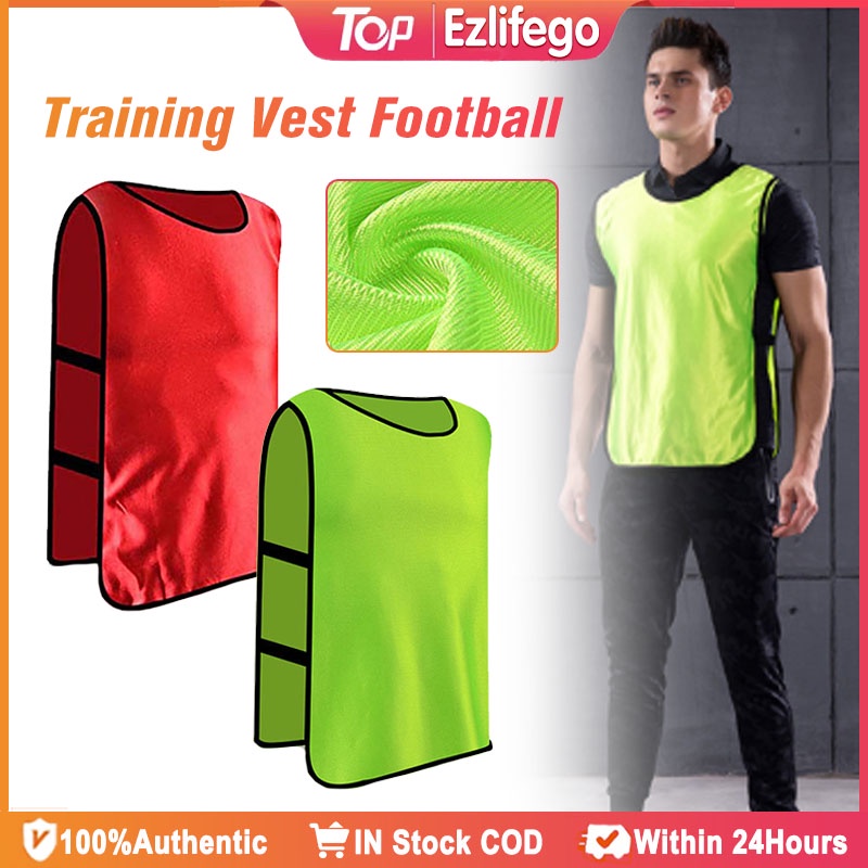 Adult Kids Football Sports Scrimmage Training Vest Red Basketball
