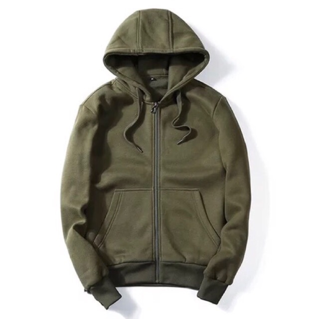 army green hoodie jacket