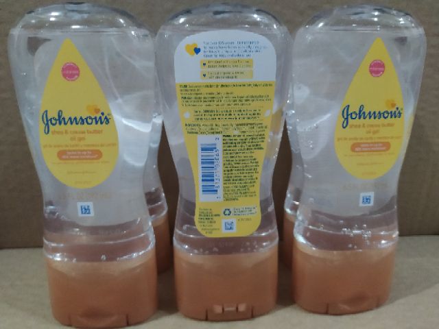 Johnson's® Baby Oil Gel   192mL(6.5 FL OZ)  Shea & Cocoa Butter Exp Date: 01/24/24
