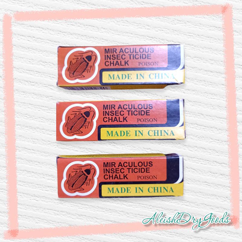 Miraculous Insecticide Chalk / Ant & Cockroach Repellant 1Pc | Shopee ...