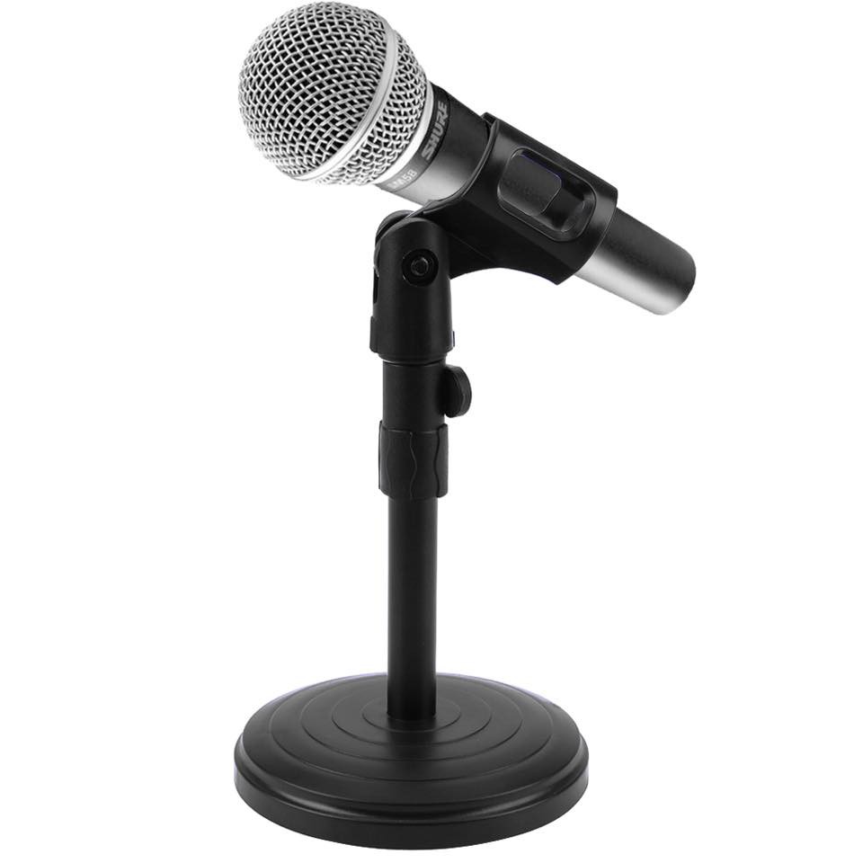 Universal Solid Brass Microphone Stand Desk Mic Stand Shopee