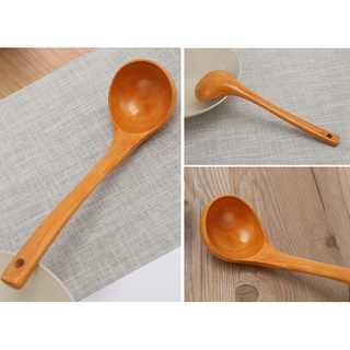4-item kitchenwares Wooden Spatula Wooden sandok Rice Paddle Wooden Spoon Paddle Cooking Tool Aikea #8
