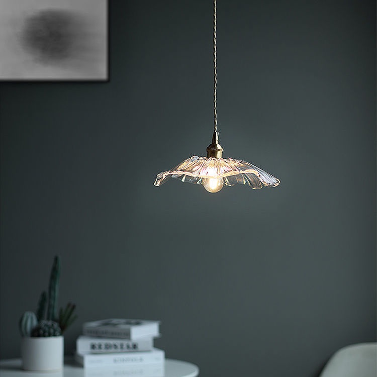 Nordic modern tricolor pendant lamp bedside pendant lamp glass pendant lamp living room lamp