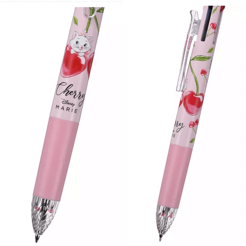 Pre order Zebra Sarasa Cherry | Disney Character multi 4+1 Ballpoint Pen + pencil Disney Store Japan