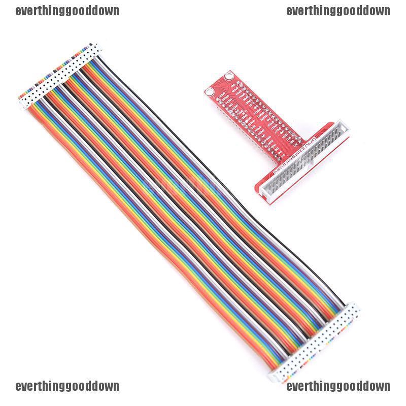 T Gpio Breakout Expansion Board 3 2 40pin Cable Diy Kit For Raspberry Pi B Electrical Equipment Supplies Other Electrical Equipment Supplies