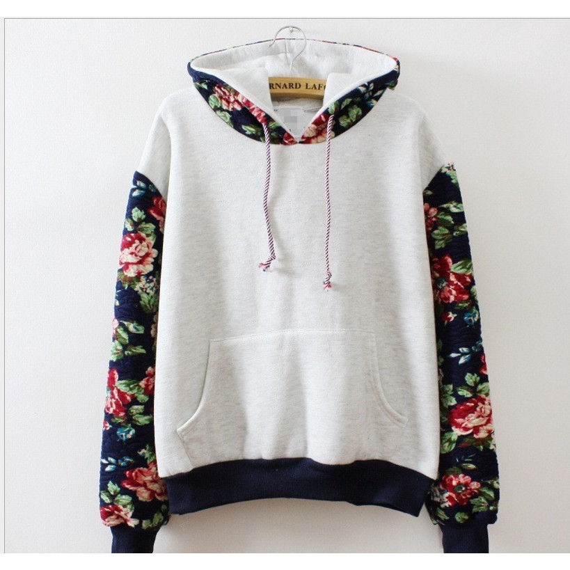 vintage flower hoodie