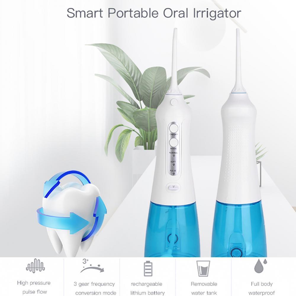 Electric Dental Scaler Oral Irrigator Teeth Water Flosser Portable