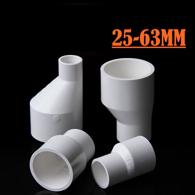 3Pcs Reducing Socket PVC Tube Pipe Fitting PVC Water Pipe Connector