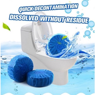 10pcs Automatic Blue Bubble Toilet Cleaner Flushing Toilet Spirit ...