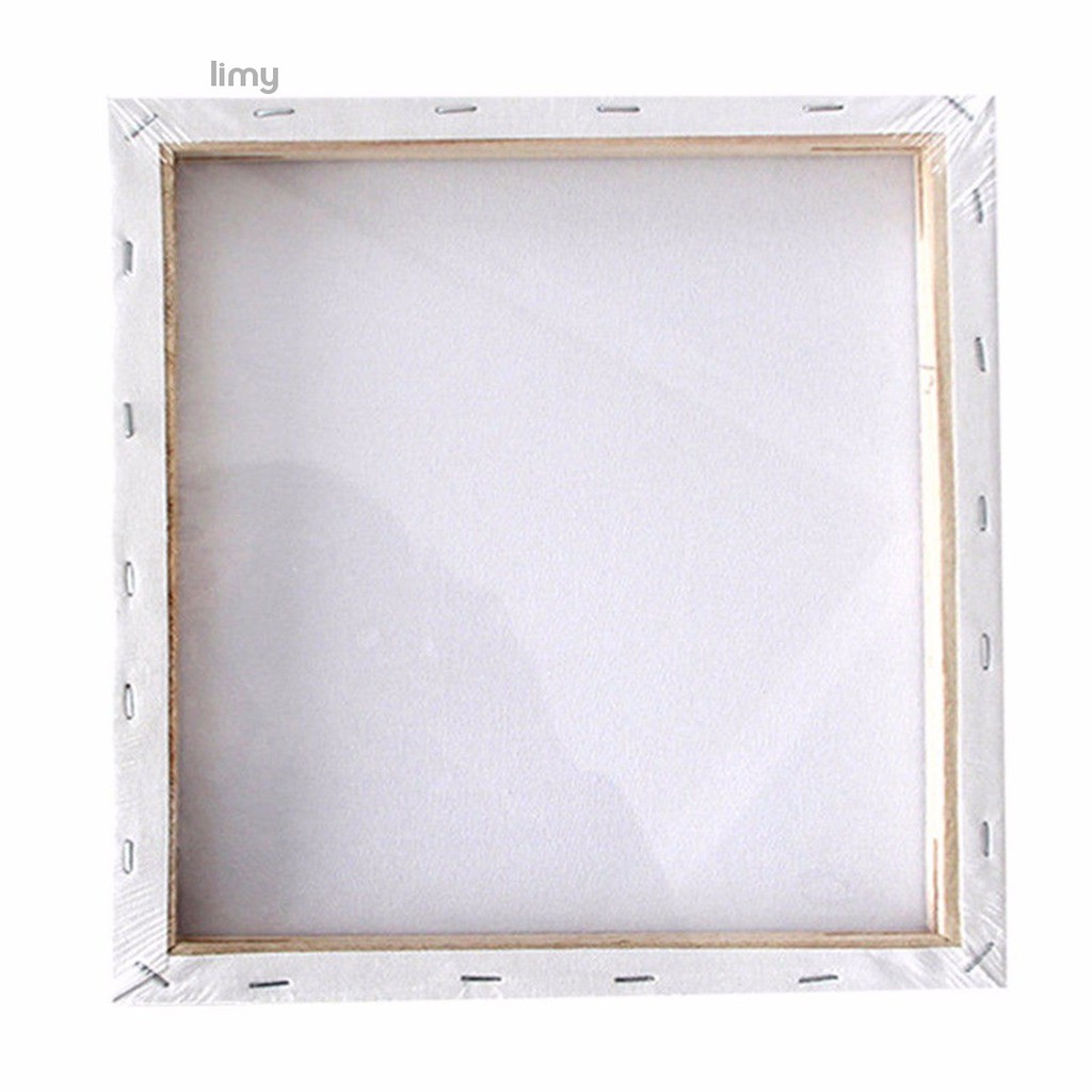 limy New White Blank Square Artist Canvas Wooden Board Frame Primed Oil ...