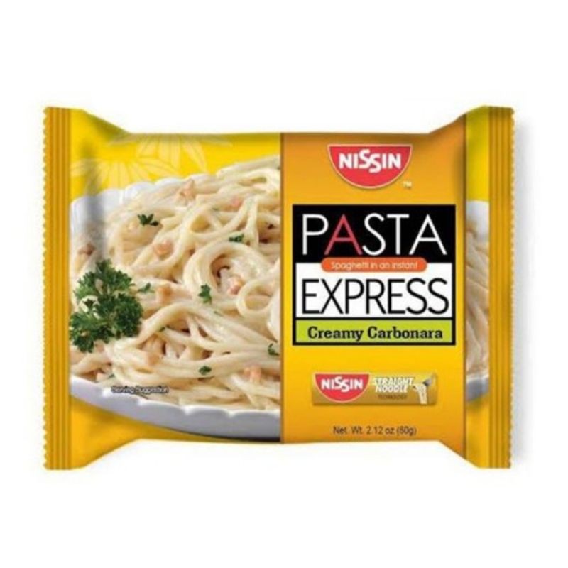 Nissin Pasta Express  Instant  Creamy Carbonara 60g Shopee  