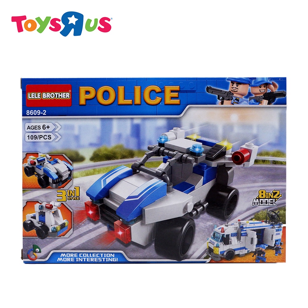 Lele Brother Police 109 Pieces Police Car Shopee Philippines
