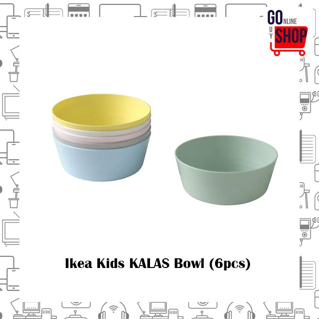 Kids Kalas Bowl Pastel Color 6pcs Shopee Philippines