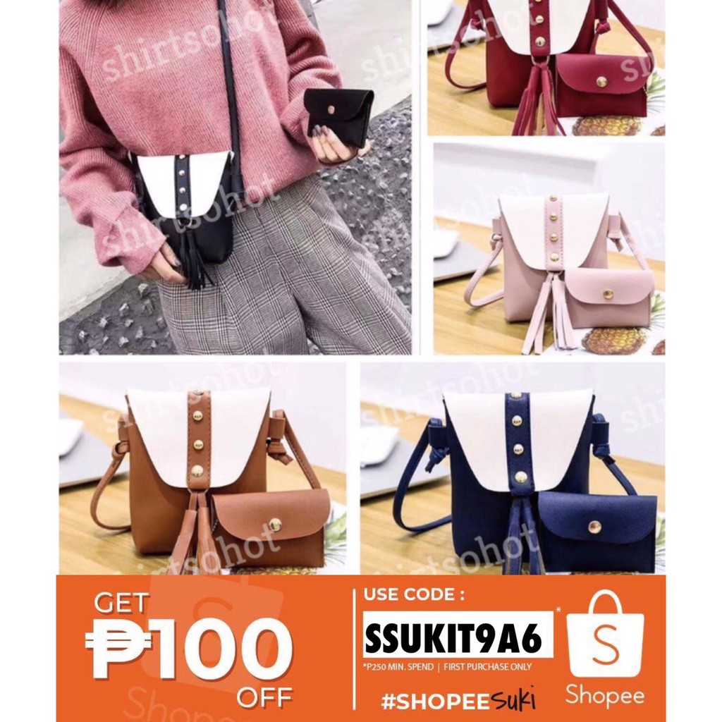 shopee korean sling bag