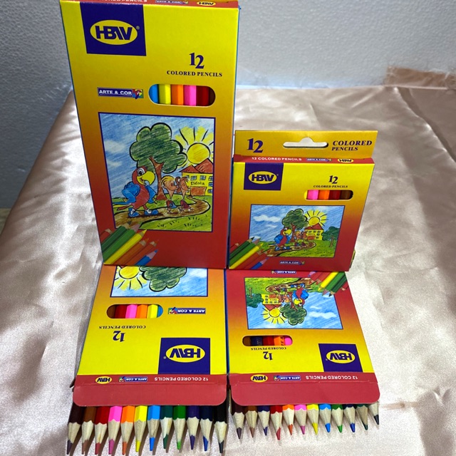 HBW Colored Pencils 12s Shopee Philippines