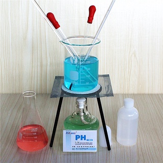 BeakerHeating Set Alcohol Lamp Tripod Beaker Tube Rack Dropper Chemistry Experimental Apparatus Teac #5