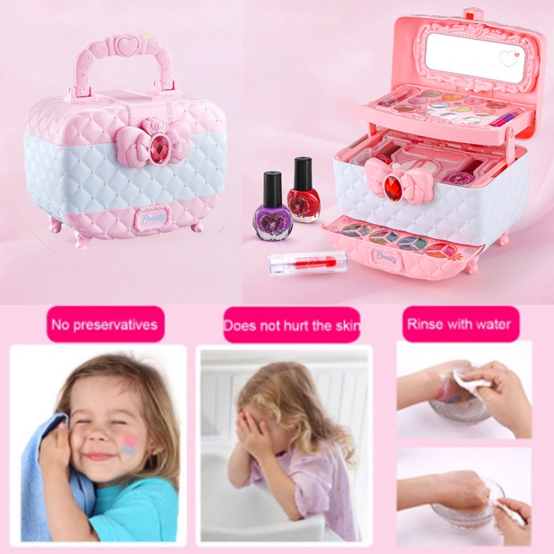 kids toys for girlsMakeup Toy Set Kids Makeup Box Toys Girls Play House Toys Children Beauty