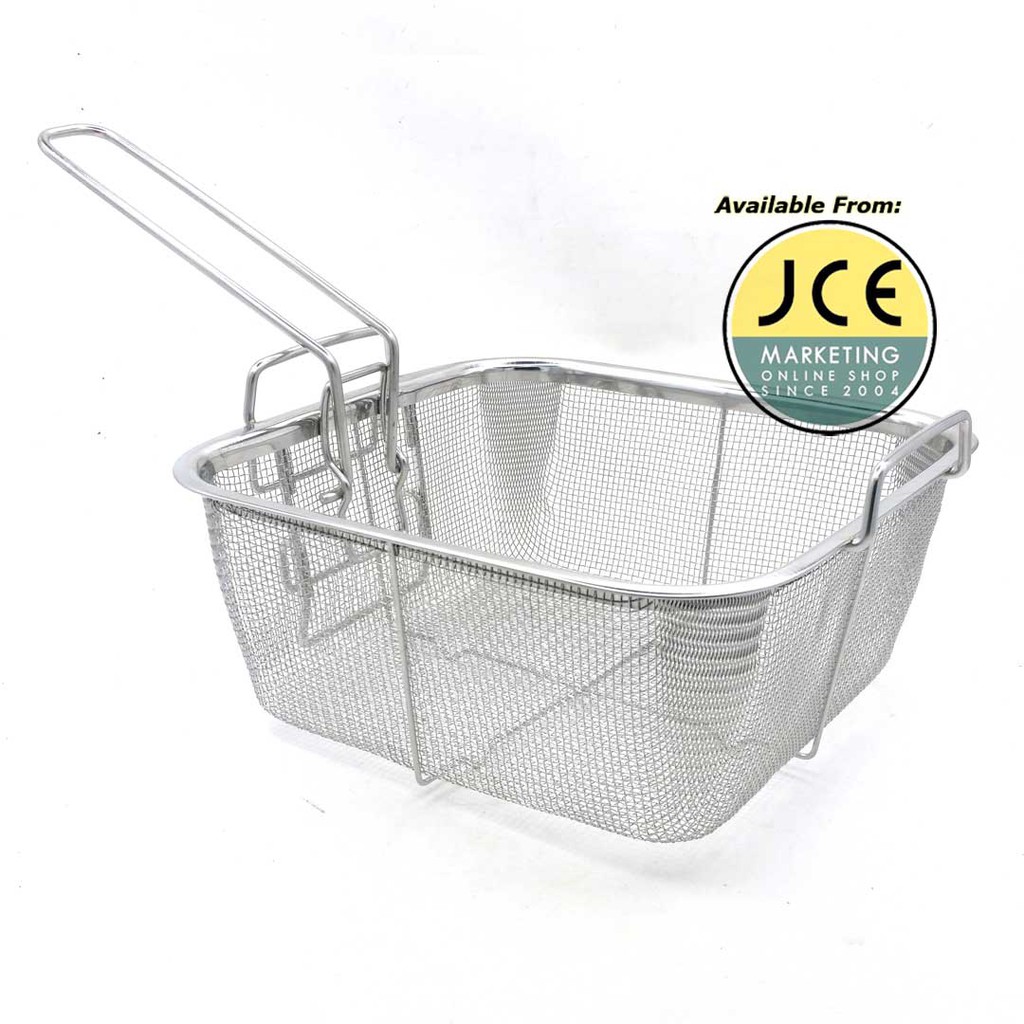Square Deep Fry Basket Fryer Basket Fry Basket for Deep Frying with Collapsible Handle Shopee