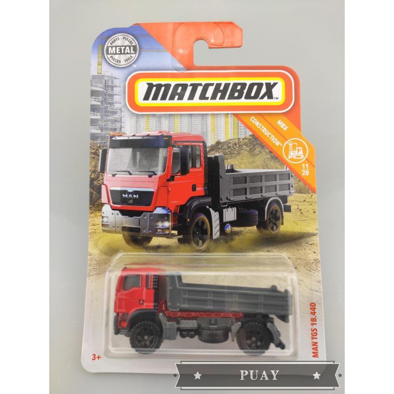 matchbox man tgs dump truck