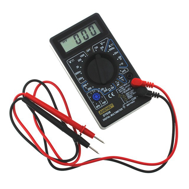 DT838 LCD Digital AC Tester Voltmeter Current Diode Electric Multi ...