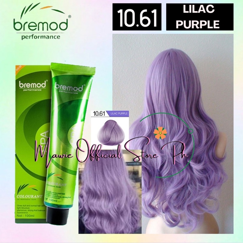 Bremod Hair Color Lilac Purple Fashion Hair Color 100ml Shopee