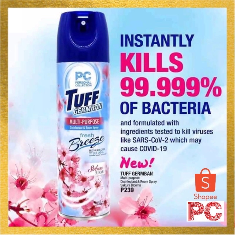 Personal Collection Tuff Germban Multipurpose Disinfectant & Room Spray Shopee Philippines