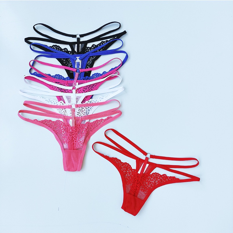 1PC Sexy Briefs Women Low-Rise Bandage Transparent Panties G-string ...