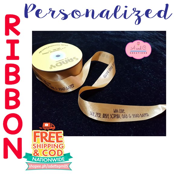 personalized ribbon printing philippines