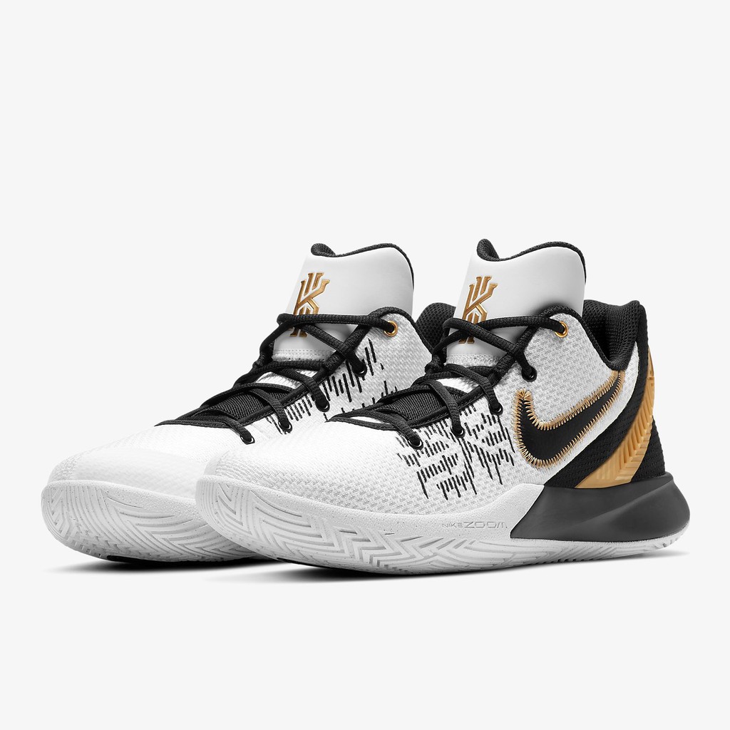 kyrie flytrap 2 white and gold