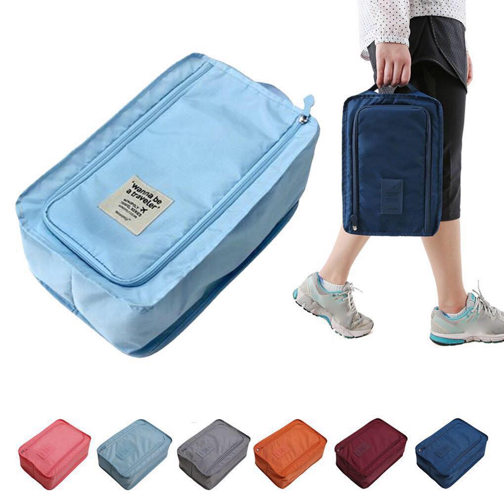 Waterproof Portable Travel Shoe Pouch Organizer Storage Bag Shopee