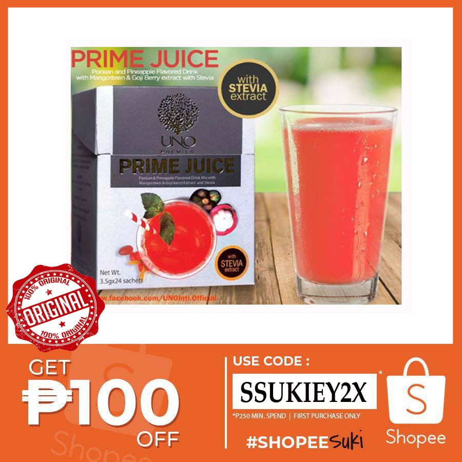 PRIME JUICE MANGOSTEEN AND GOJI BERRIES WITH STEVIA Shopee Philippines