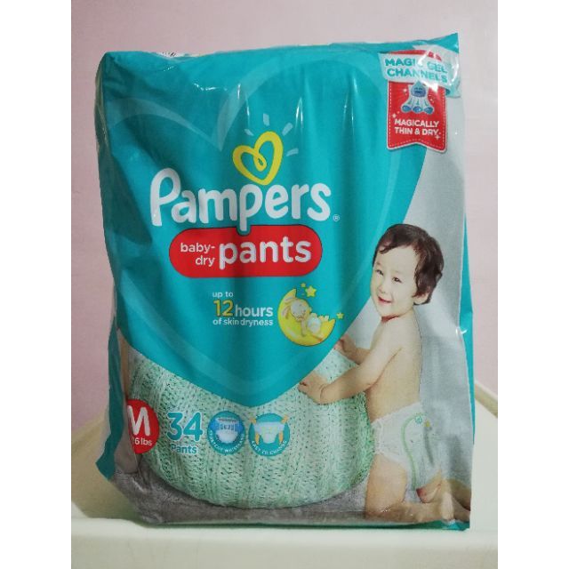 Pampers Baby Dry Pants Medium 34 pcs Shopee Philippines