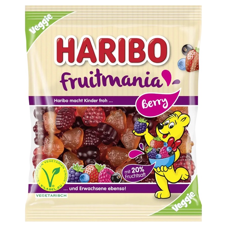 Haribo Fruitmania Berry (Vegetarian) Shopee Philippines