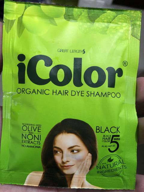 iColor Organic Hair Dye Shampoo | Shopee Philippines