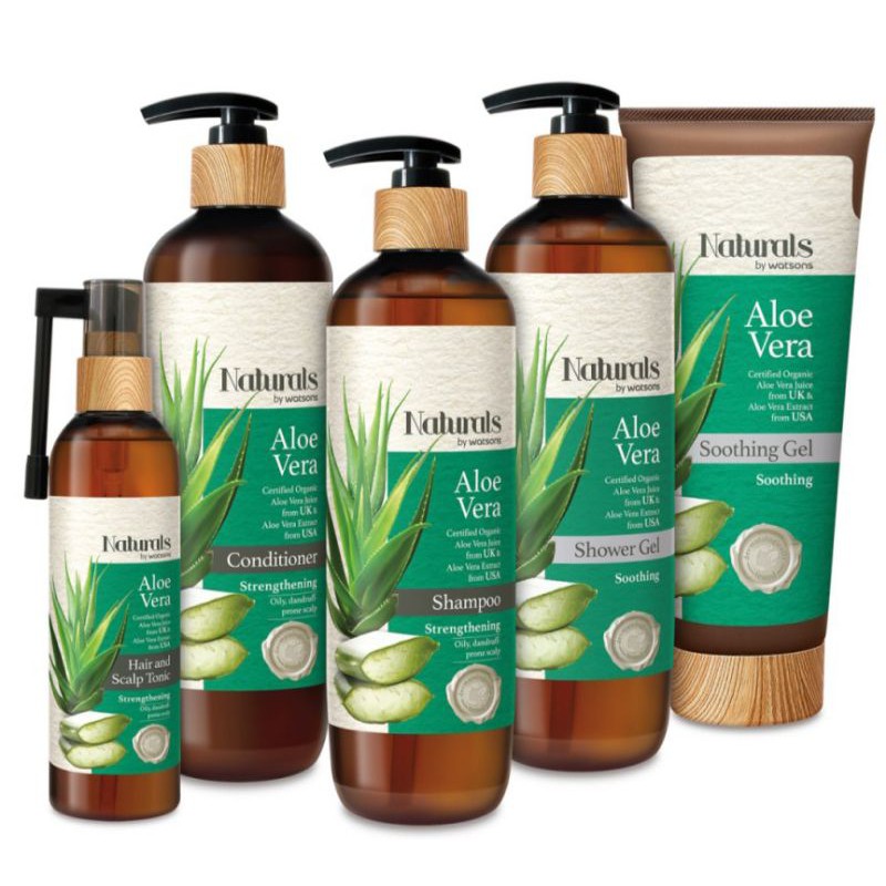 Naturals by Watsons Aloe Vera Shampoo or Conditioner STRENGTHENING