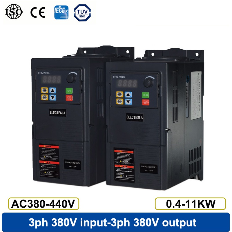 Vfd Inverter Motor Speed Controller 3phase 380v Output 3kw 4kw 5 5kw 7 5kw Frequency Converter