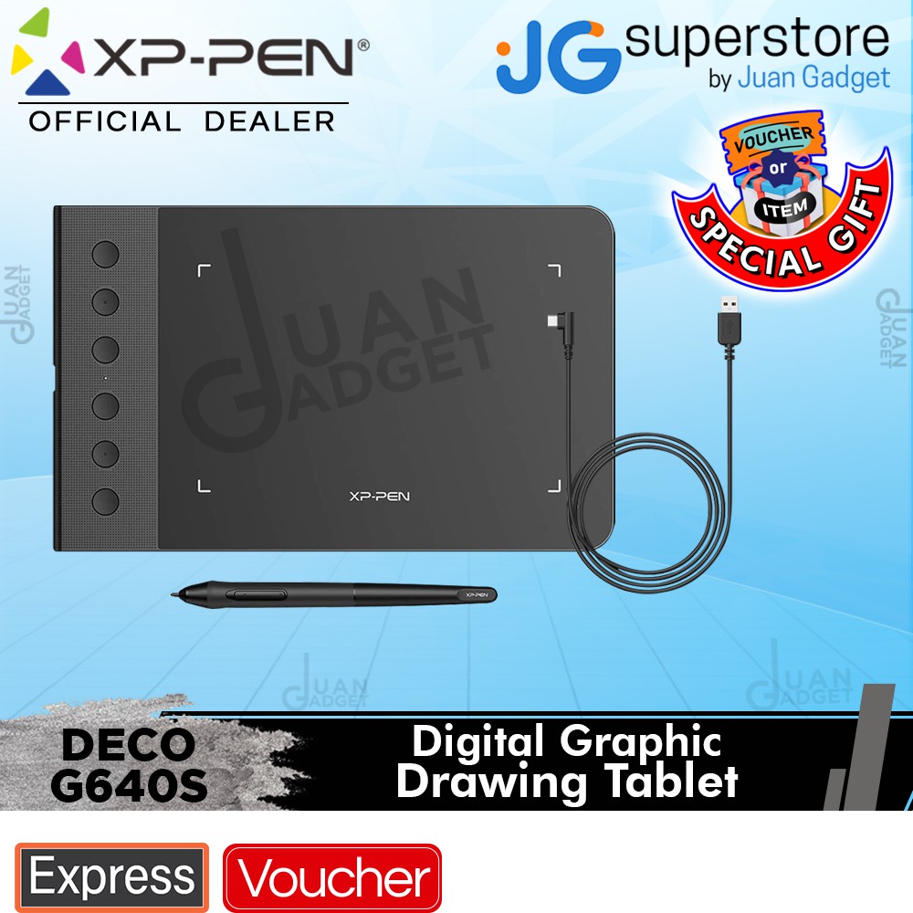 XPPen Star G640S Android Supported Drawing Tablet with 6 Shortcut Keys